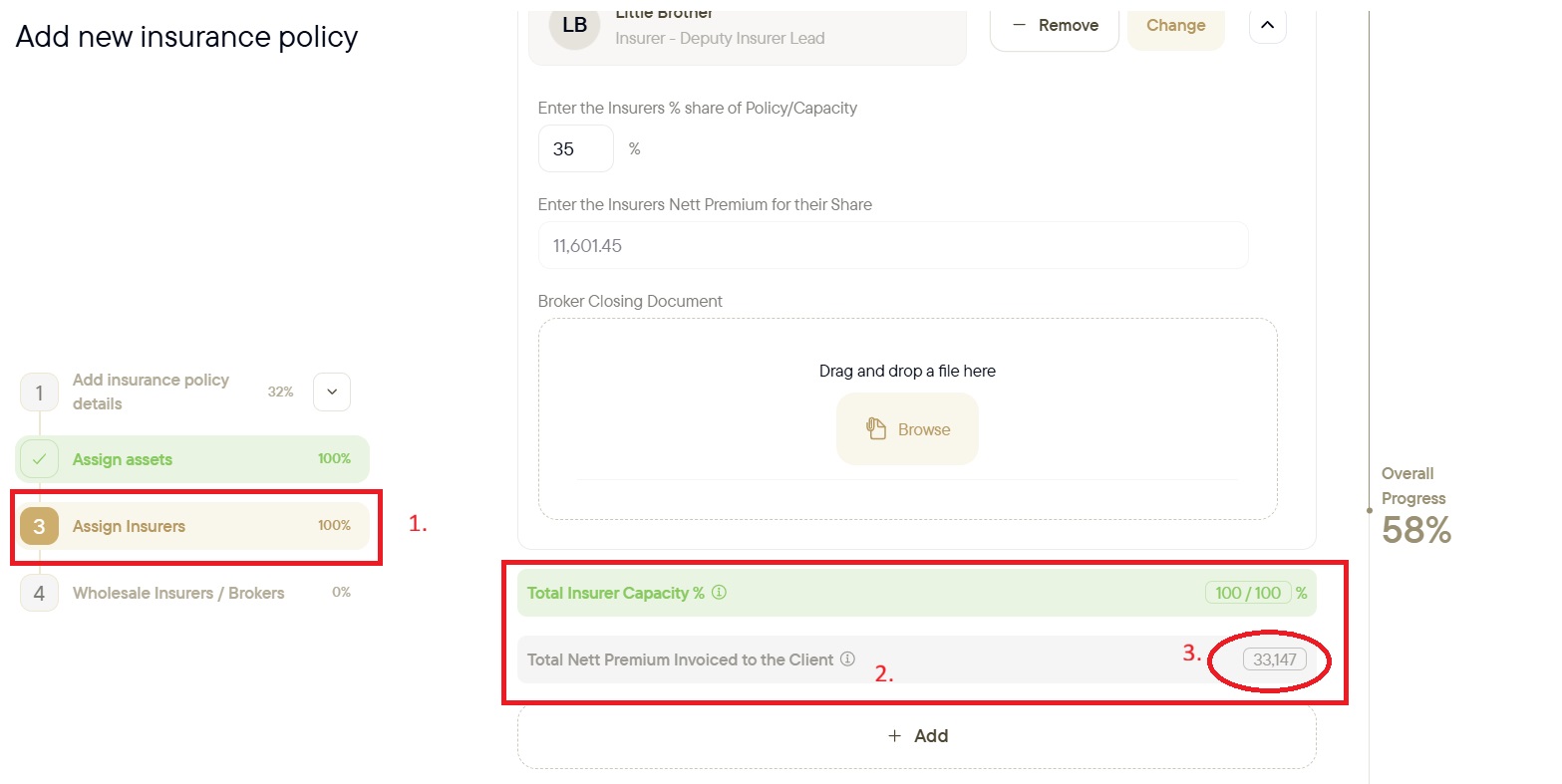 Adding a co-insurance policy nett premium error.jpg